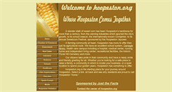 Desktop Screenshot of hoopeston.org