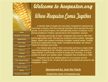 Tablet Screenshot of hoopeston.org